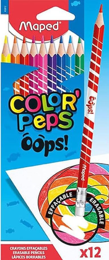 Maped Erasable Coloured Pencils Color'peps - Click Image to Close