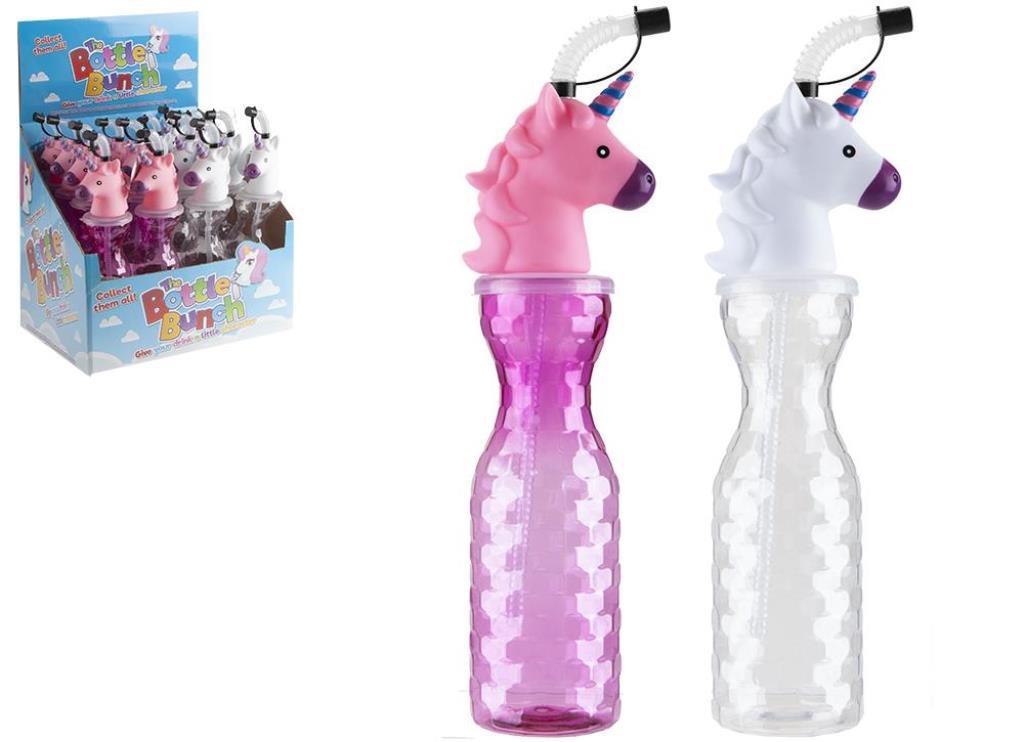 UNICORN BOTTLE 450ml COLOURED PLASTIC - Click Image to Close