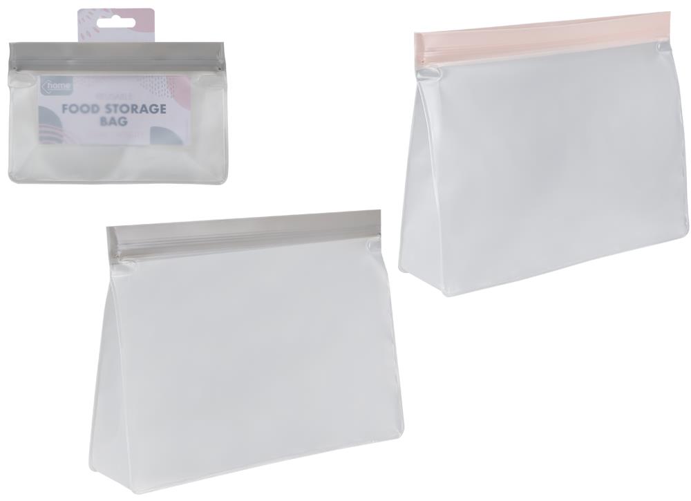 Reusable Food Storage Bag 350ml 2 Assorted - Click Image to Close