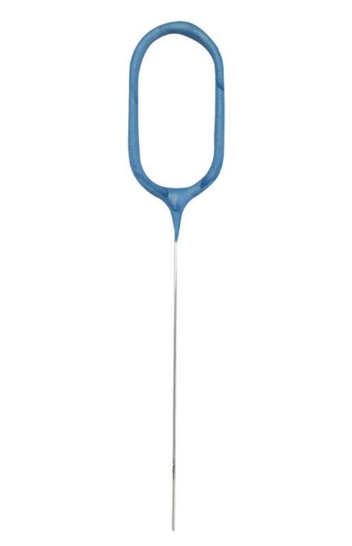 Birthday Blue Glitz Number 0 Sparkler 7" - Click Image to Close