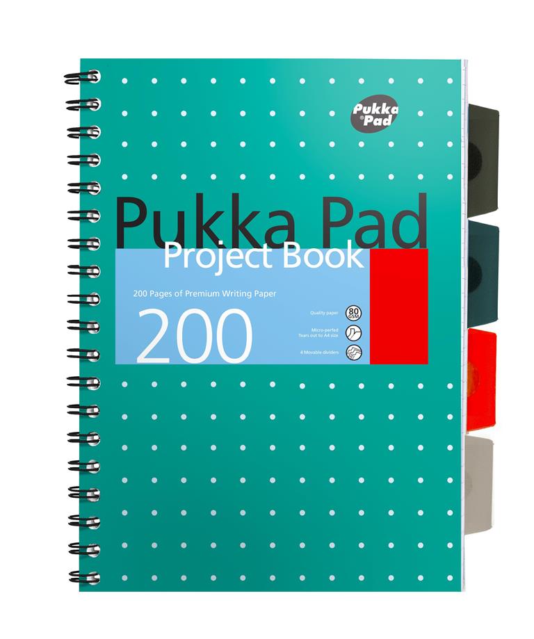 Pukka B5 Metallic Project Book - Click Image to Close