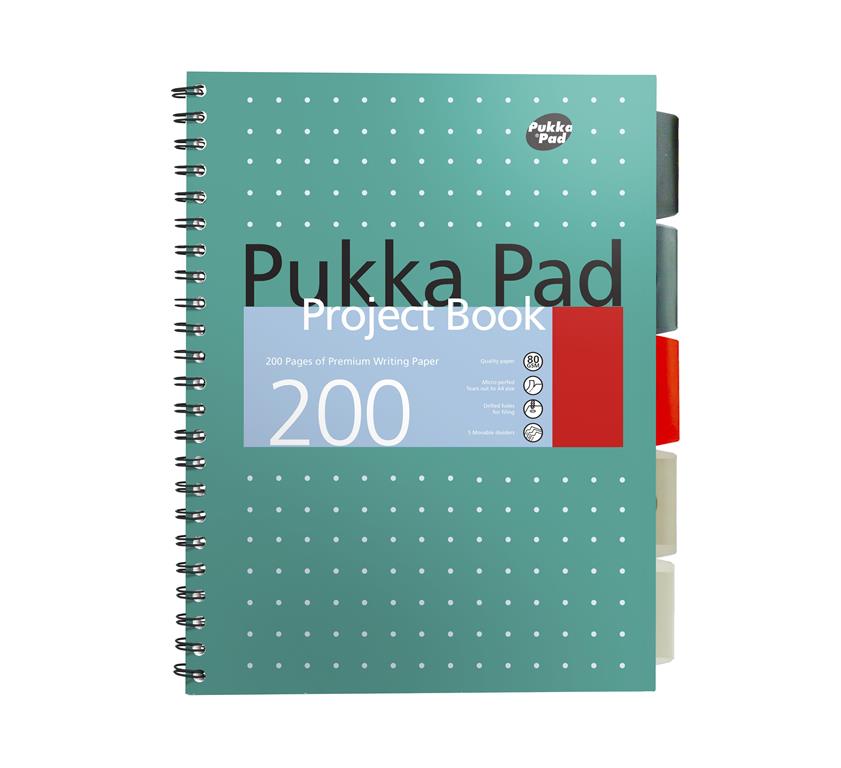 Pukka A4 Metallic Project Book - Click Image to Close