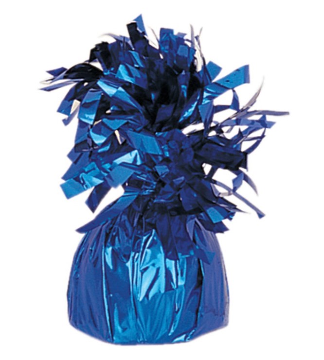 Foil Balloon Weight Royal Blue - Click Image to Close