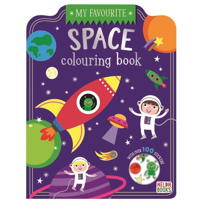 Space Colouring Book (ZERO VAT) - Click Image to Close