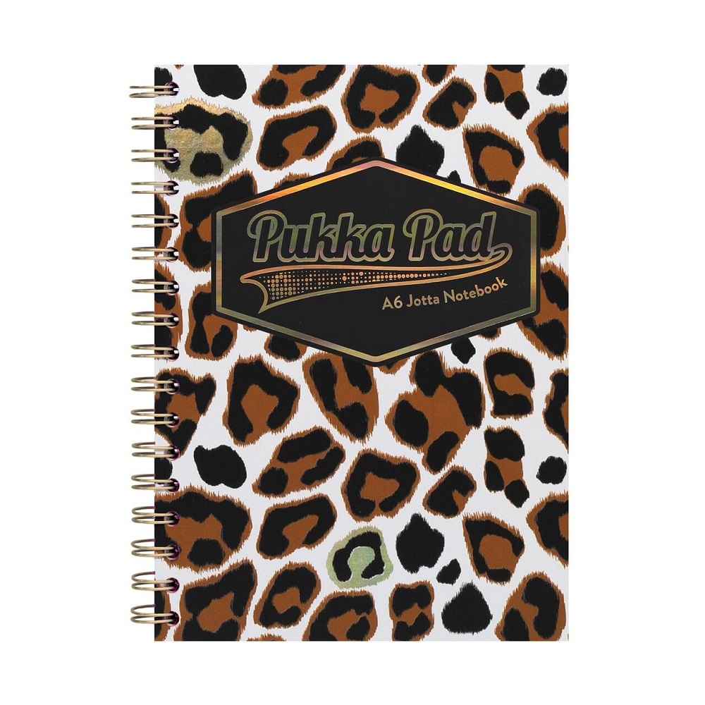 Pukka Pad Wild Animal Print A6 Jotta Notebook - Click Image to Close