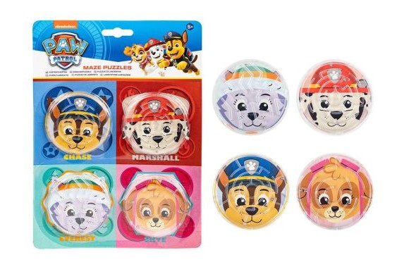 Paw Patrol 4 Mini Maze Puzzles - Click Image to Close