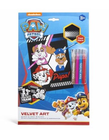 Paw Patrol Velvet Art - Click Image to Close
