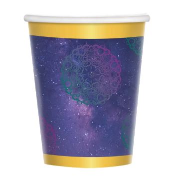 Eid Paper Cups 250ml - 6 Pack g - Click Image to Close