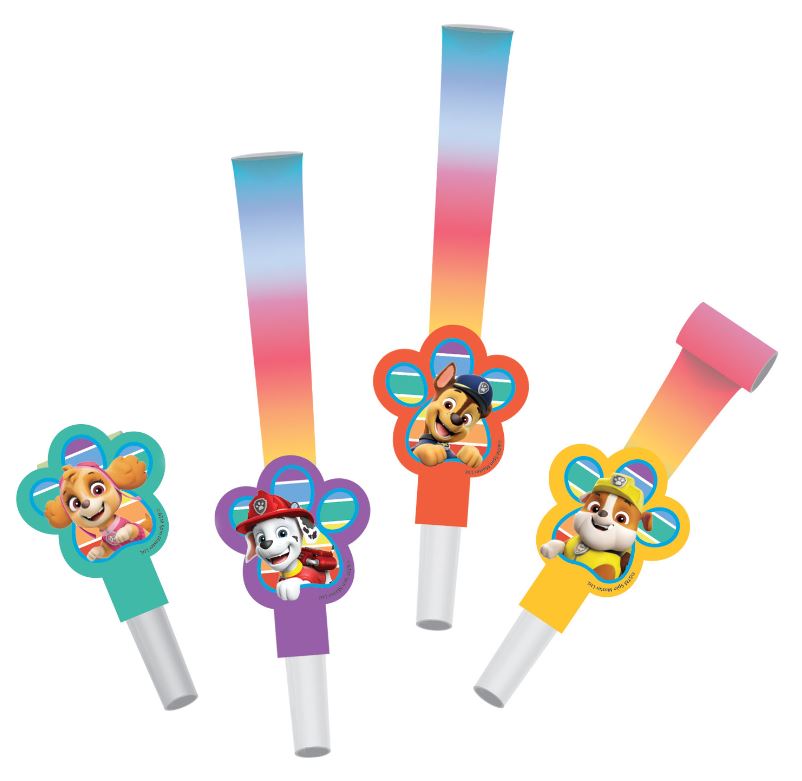 Paw Patrol Blowouts - 6 Pack g/8 - Click Image to Close