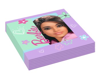 Barbie Sweet Life Luncheon Napkins 33cm 12 Pack - Click Image to Close