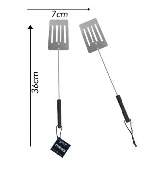 BBQ Turner 43cm Wood Handle And Carry Strap