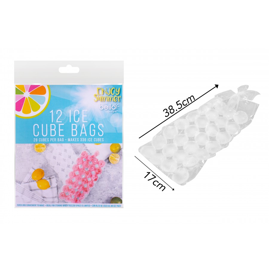 Bello Ice Cube Bags 12 Pack - Click Image to Close