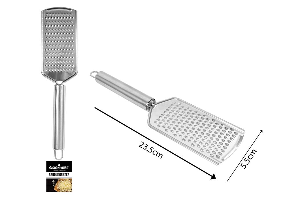 COOKHOUSE STAINLESS STEEL PADDLE GRATER 24CM - Click Image to Close