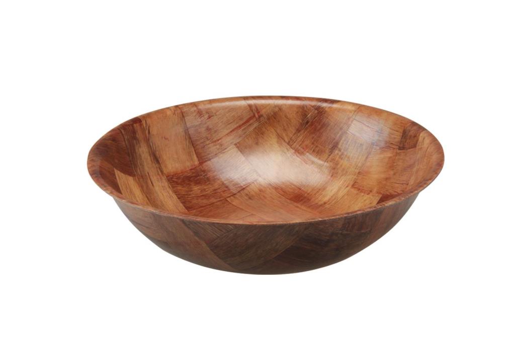 Apollo Woven Wood Bowl 20cm - Click Image to Close