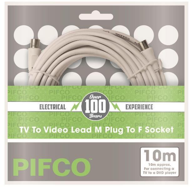TV Fly Lead 10M Male To Female - Click Image to Close