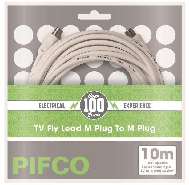 TV Fly Lead 10 Metre Male To Male - Click Image to Close