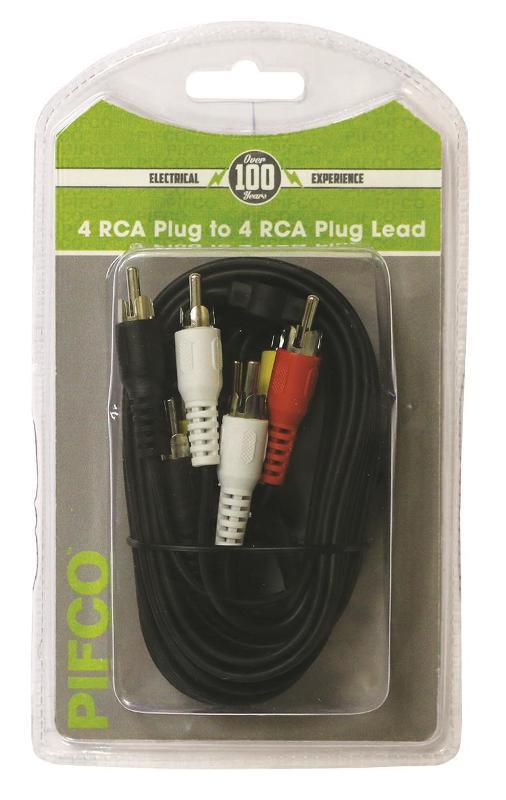 4 Rca To 4 Rca Audio Lead 2M - Click Image to Close