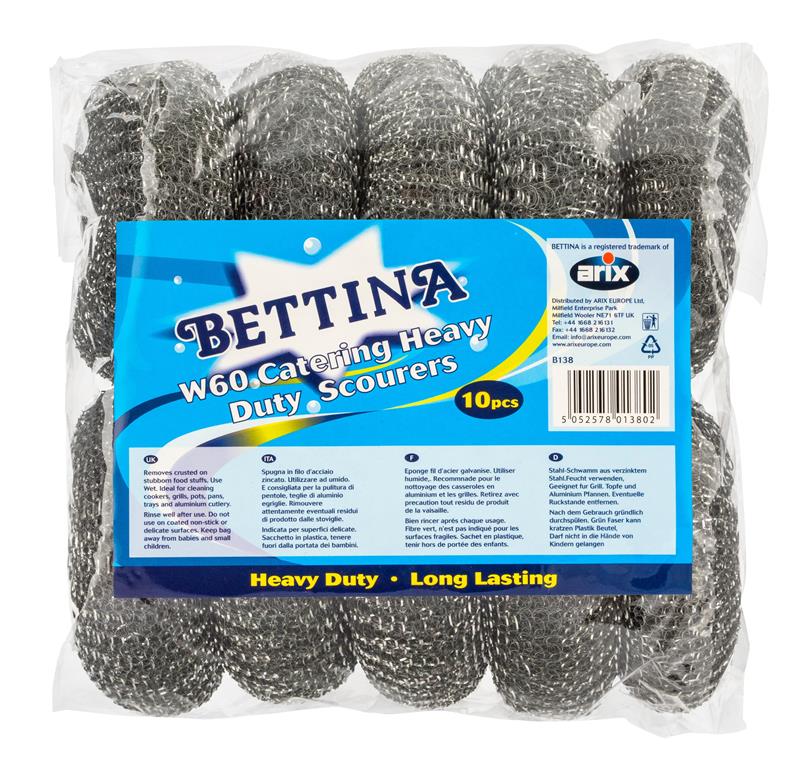 Bettina Heavy Duty Scoures 10pc - Click Image to Close