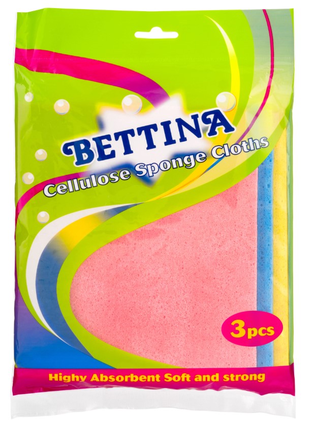 Bettina 3pc Sponge Cloths - Click Image to Close