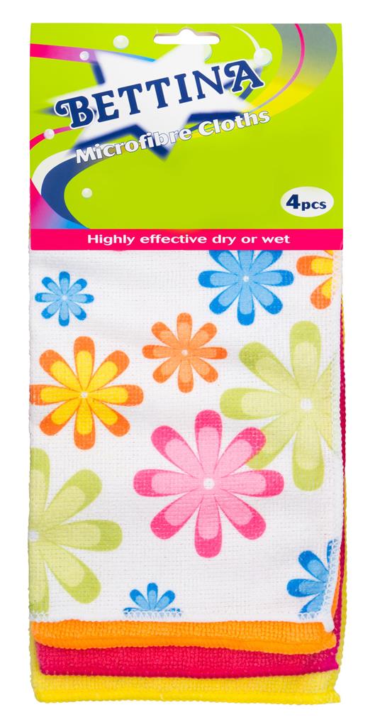 Bettina Microfibre Cloth 4 Pack - Click Image to Close