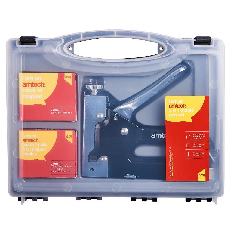 Amtech 3 In 1 Staple Gun - Click Image to Close