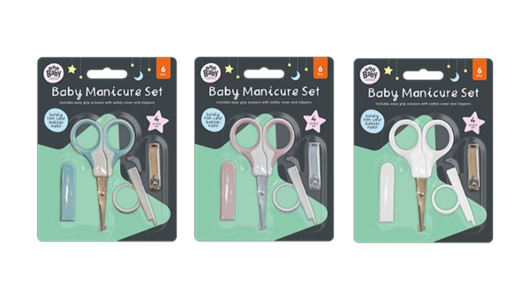 Baby Manicure Set - 4 Piece - Click Image to Close