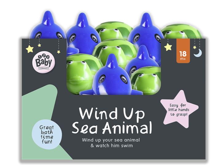 Sea Animal Wind Up Bath Toy - Click Image to Close