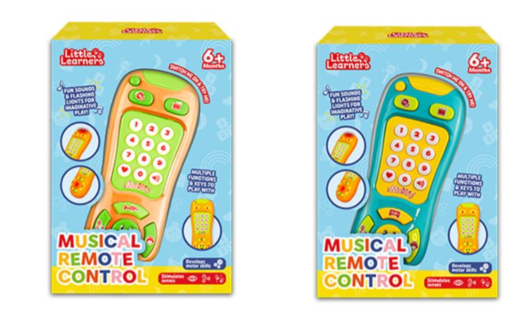 Little Learners Musical Remote Control - Click Image to Close