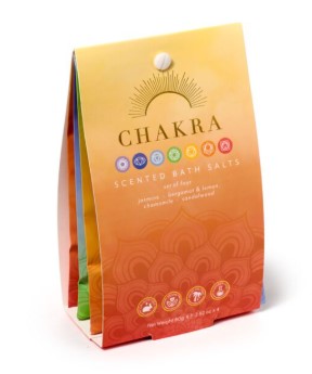 Set of 4 Chakra Bath Salt Sachets