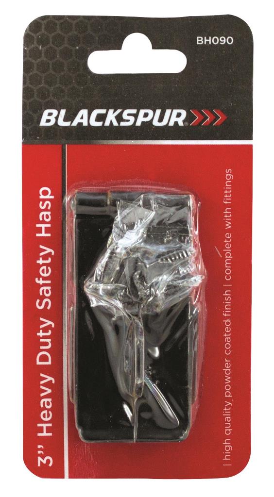 Blackspur 3" Heavy Duty Safety Hasp - Click Image to Close
