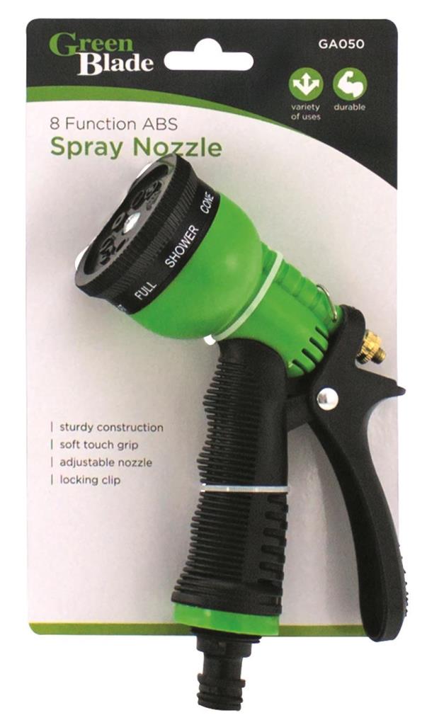 Blackspur 8 Function Abs Spray Nozzle - Click Image to Close