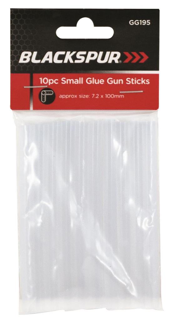Blackspur 10 Pack Small Glue Gun Sticks - 7.2 X 100mm - Click Image to Close