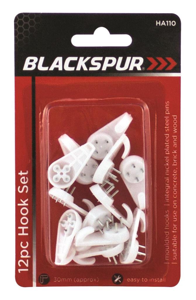 Blackspur 12 Pack Hook Set - Click Image to Close