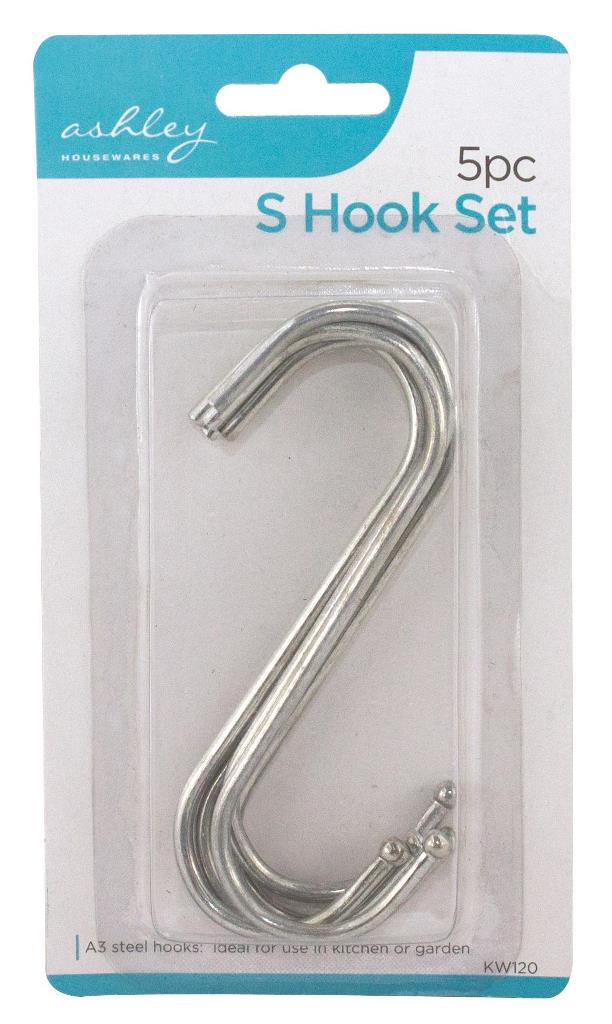 Blackspur 5 Pack S Hook Set - Click Image to Close