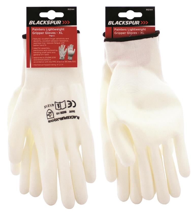 Painters Lightweight Gripper Gloves - Xl - Click Image to Close