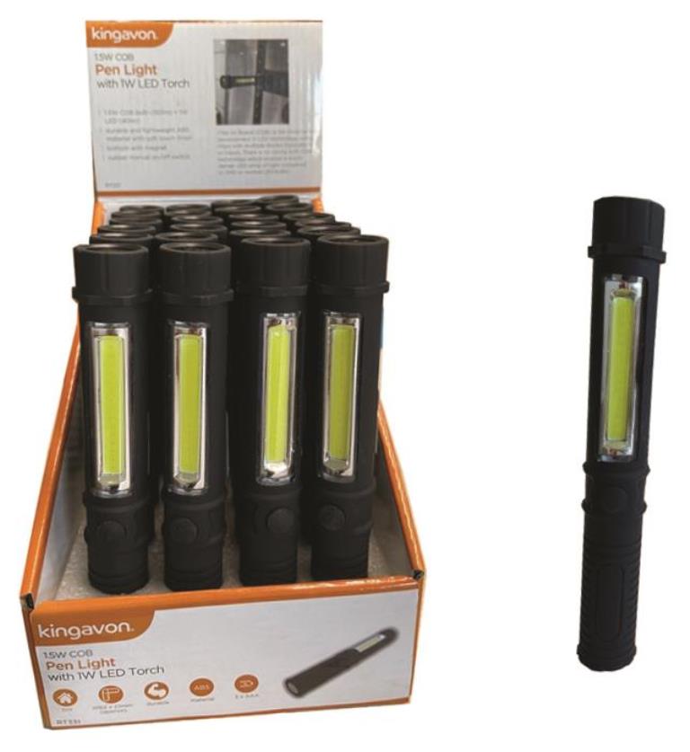 COB 1.5W Pen Light With 1W LED - Click Image to Close