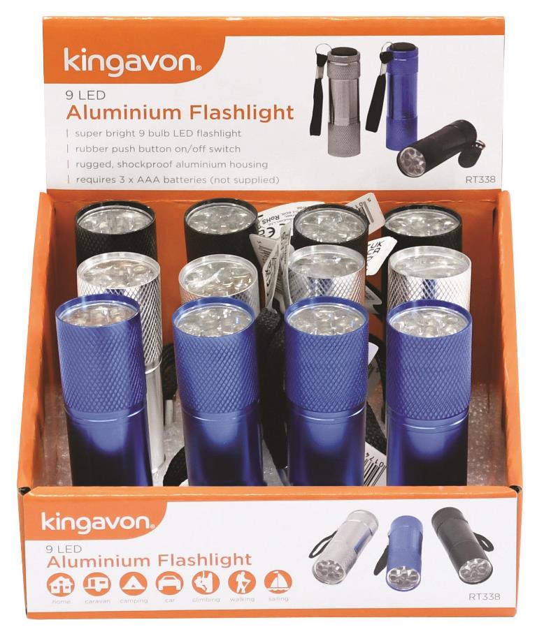 Blackspur 6 Led Aluminium Flashlight - Click Image to Close