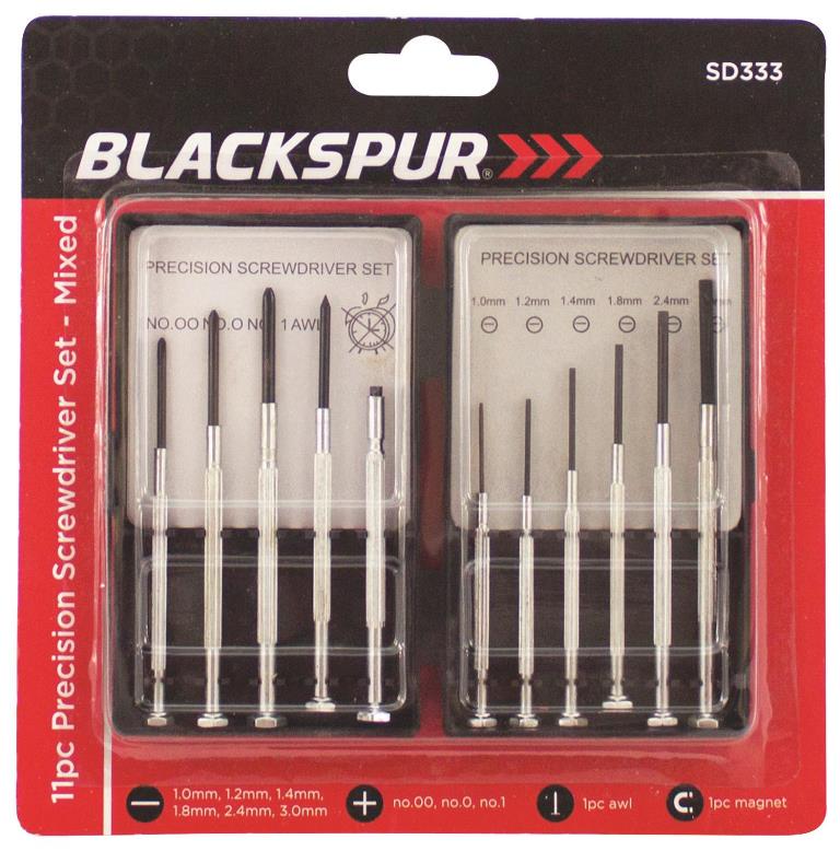 Blackspur 11Pc Precision Screwdriver Set - Click Image to Close