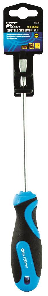 Blackspur 150 X 6mm Slotted Screwdriver - Click Image to Close