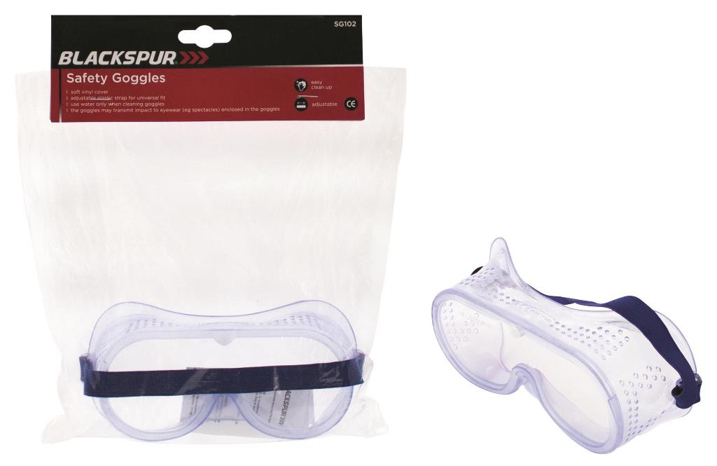 Blackspur Safety Goggles - Ce Approved - Click Image to Close