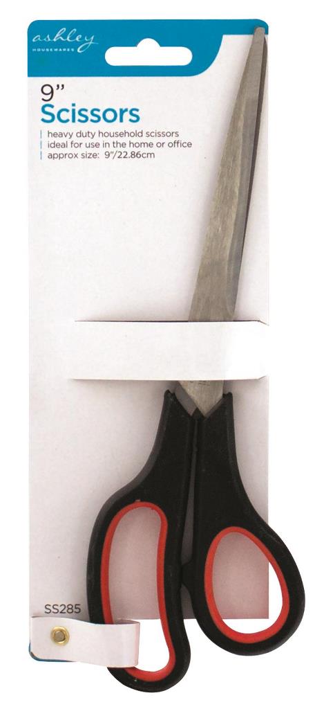 Blackspur 23cm ( 9" ) Household Scissors - Click Image to Close