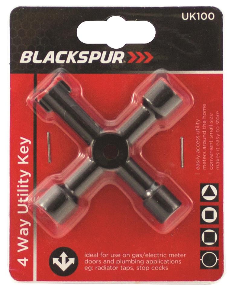 Blackspur 4 Way Utility Key - Click Image to Close