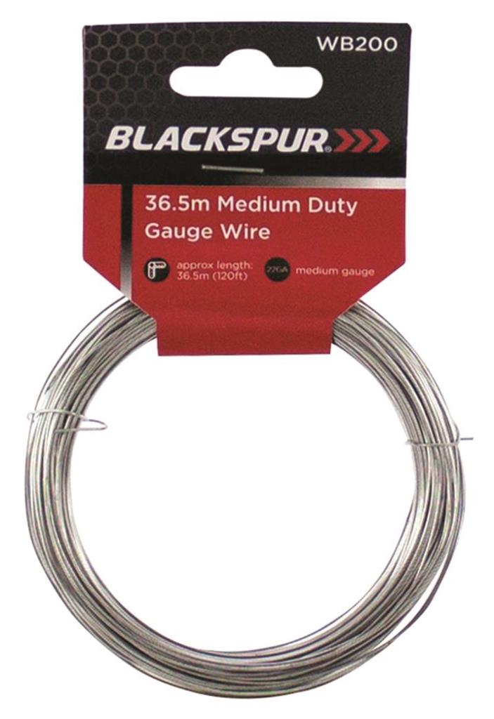 Blackspur Medium Duty Gauge Wire 36.5M - Click Image to Close