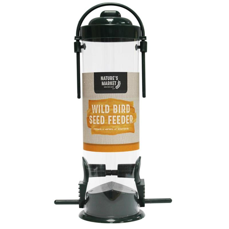 Wild Bird Green Standard Bird Seed Feeder - Click Image to Close