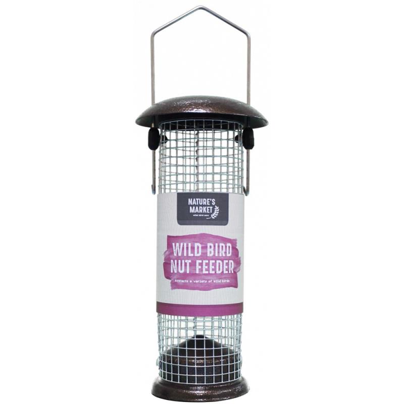 Wild Bird Premium Hammertone Finish Bird Nut Feeder - Click Image to Close