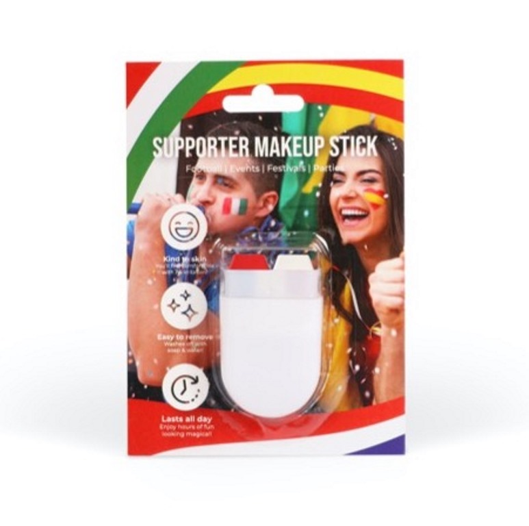 Red And White Face Paint Makeup Stick - Click Image to Close