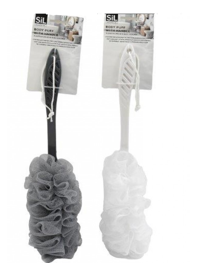 BODY PUFF WITH HANDLE 42cm X 10cm - Click Image to Close