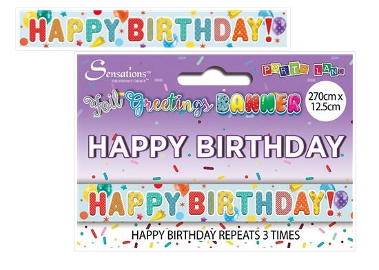 Banners Happy Birthday Open - Click Image to Close
