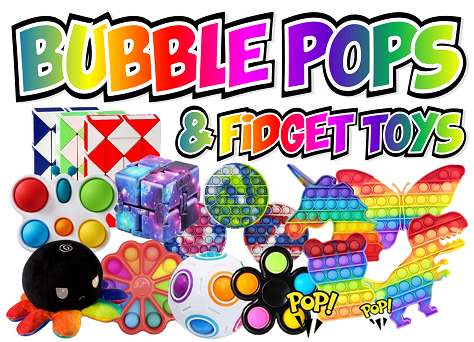 New Craze 2021 - Rainbow Bubble Pops, Sensory & Fidget Toys