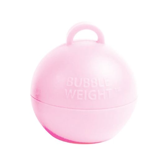 25 X Bubble Balloon Weight Baby Pink 35G - Click Image to Close